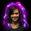 Purple Diva Dreads LED Headband